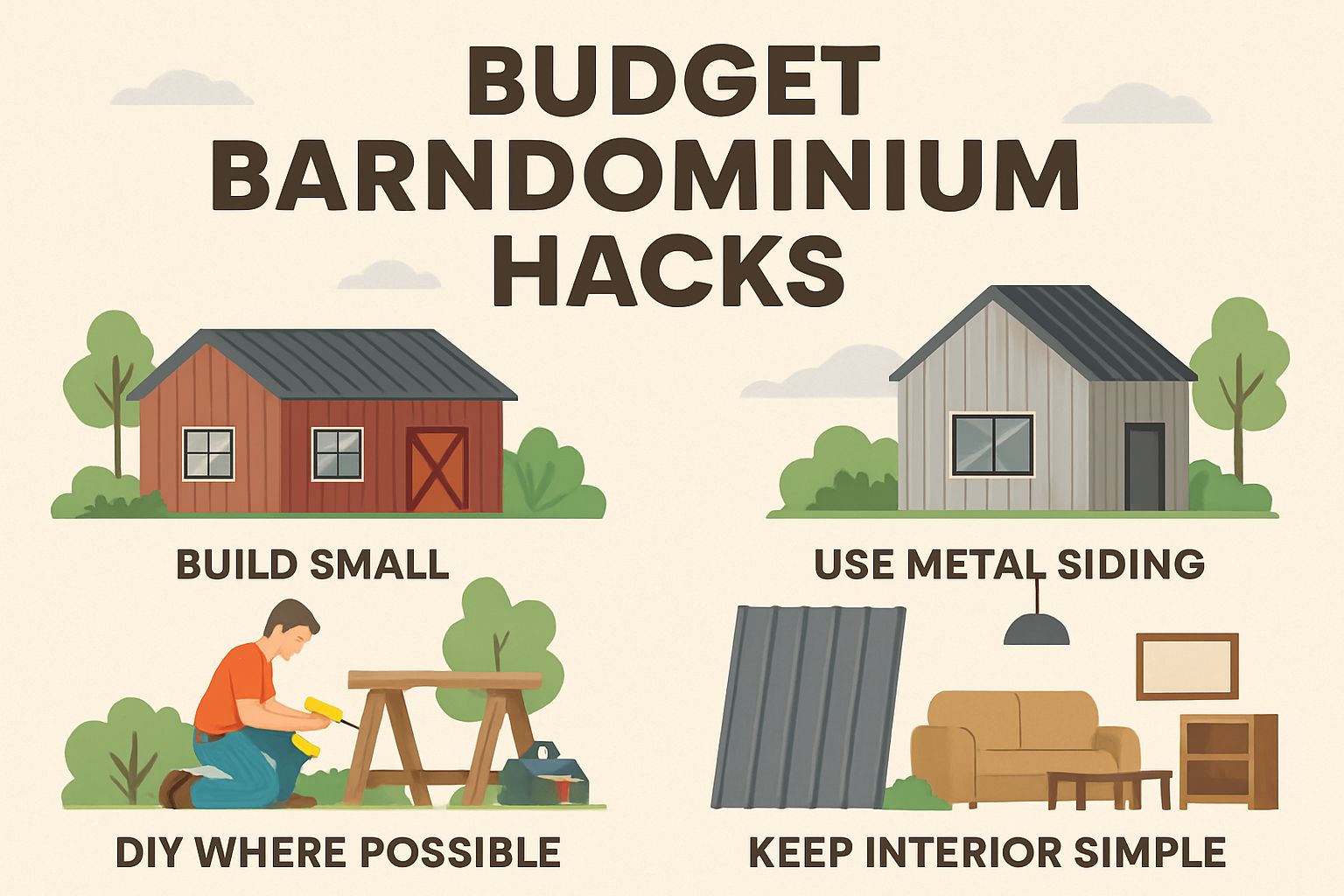 Budget Barndominium Hacks for Your Kansas Custom Home